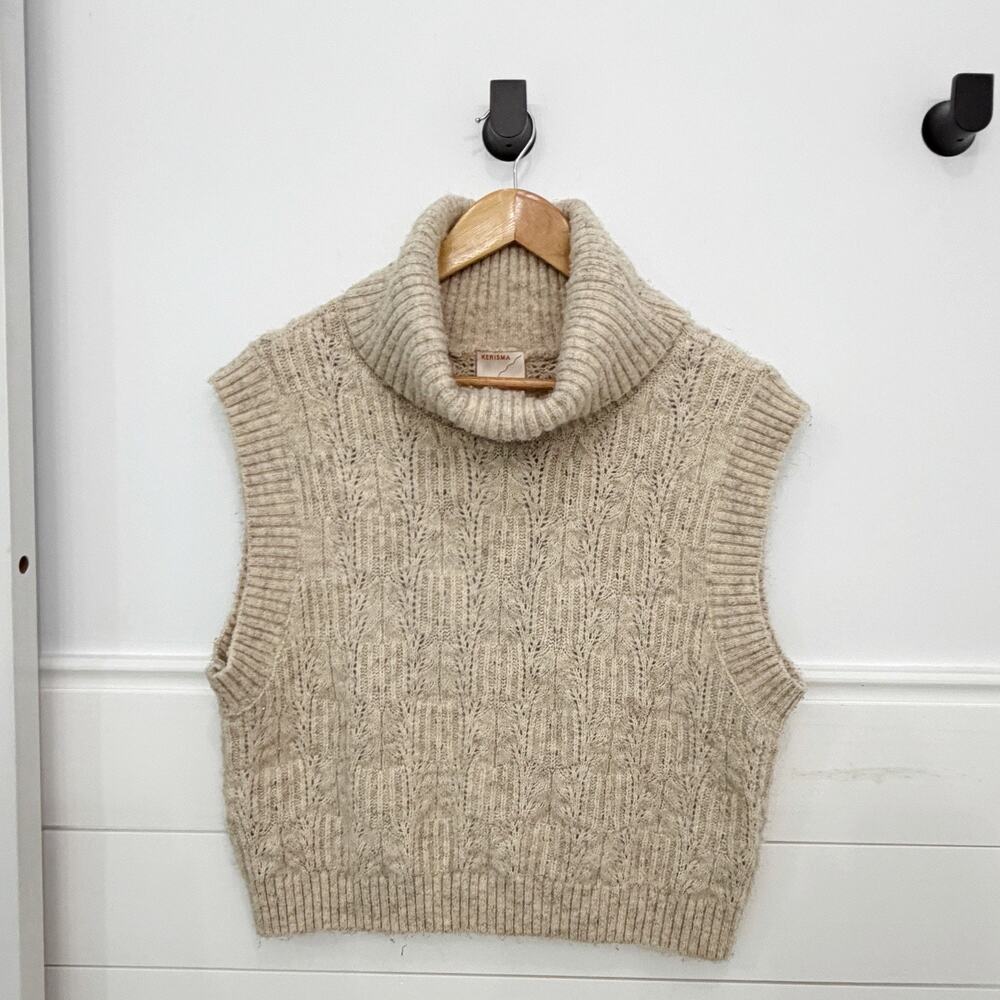Women’s Karisma Turtleneck Sweater Vest Size M/L